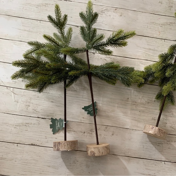 Set Of 4 Mini Trees Wedding Shower Garden Party Holiday Centerpiece Decorations - Picture 3 of 7